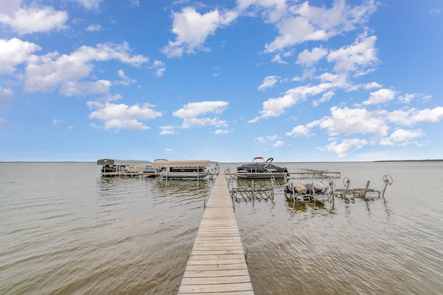 5616 W Houghton Lk, Houghton Lake, MI 48629 - dock area featuring boat lift and a water view
