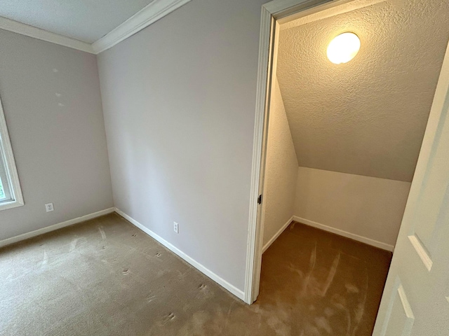 N1746 Smith Rd, Saint Ignace, MI 49781 - bonus room with carpet flooring and a textured ceiling