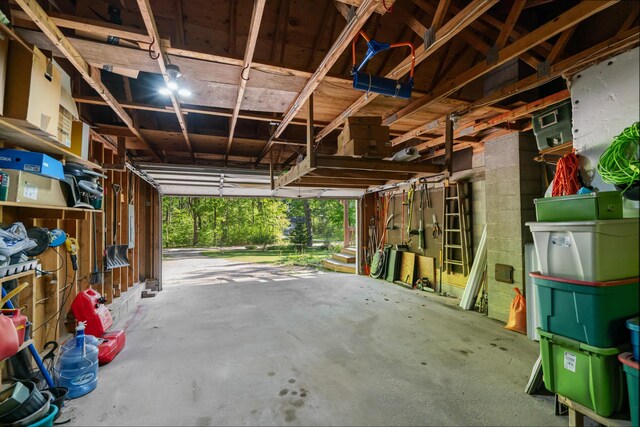 9707 Rogers Rd, Alanson, MI 49706 - view of garage