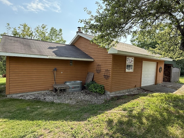 1058 Marlas Way, Cheboygan, MI 49721 - view of property exterior featuring a yard