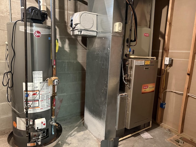 1058 Marlas Way, Cheboygan, MI 49721 - utilities with gas water heater and heating unit