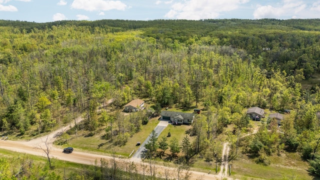 5918 Neumann Rd, Lewiston, MI 49756 - drone / aerial view of a heavily wooded area