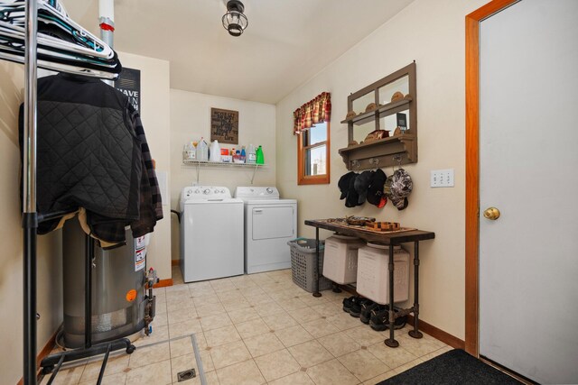 5918 Neumann Rd, Lewiston, MI 49756 - washroom with separate washer and dryer and baseboards