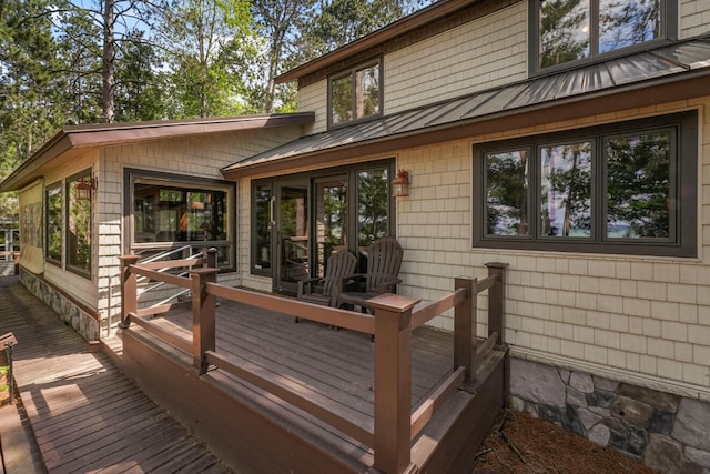 117 Timber Trl, Roscommon, MI 48653 - view of wooden terrace