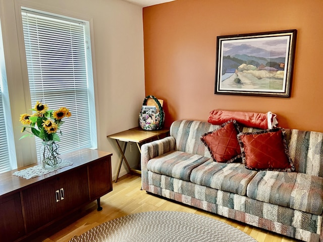 1745 Mullett Lake Woods Rd, Cheboygan, MI 49721 - sitting room with wood finished floors