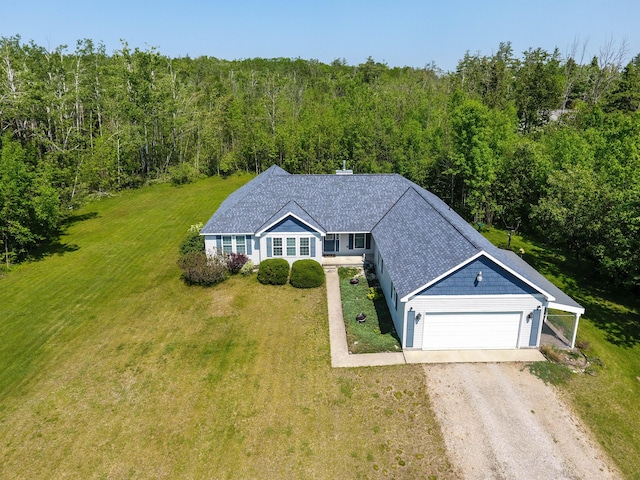 1745 Mullett Lake Woods Rd, Cheboygan, MI 49721 - view of subject property featuring a forest