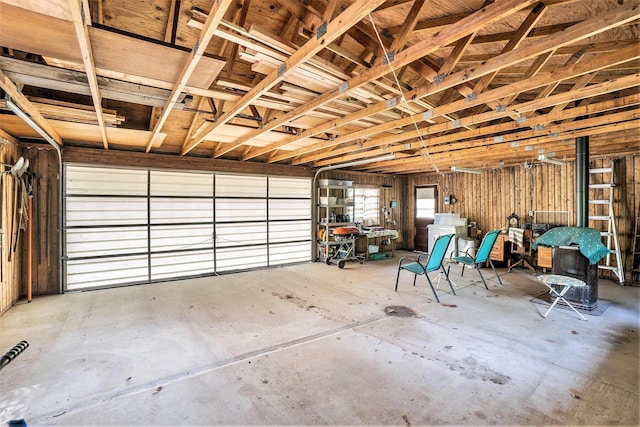 2080 Tomahawk Trl, Gaylord, MI 49735 - garage with washer / clothes dryer