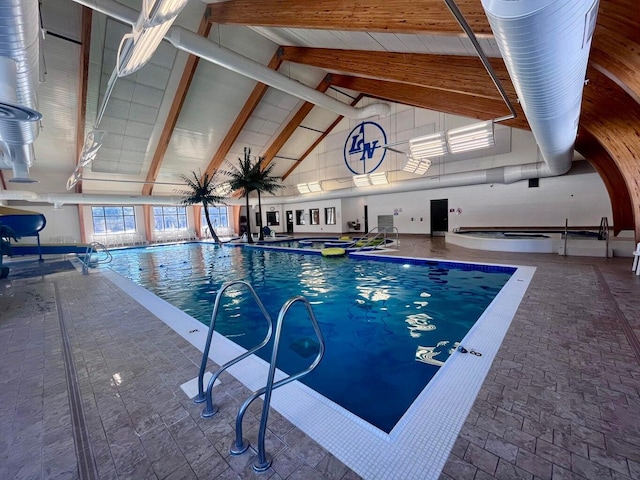 10702 Southwood Dr, Mancelona, MI 49659 - view of indoor pool