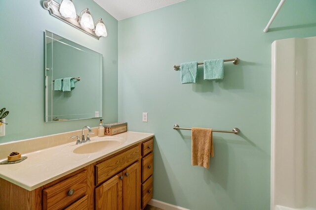 11193 Hassler Woods Trl, Alanson, MI 49706 - bathroom featuring vanity and a shower