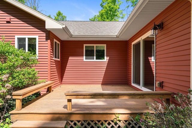 11193 Hassler Woods Trl, Alanson, MI 49706 - view of wooden terrace