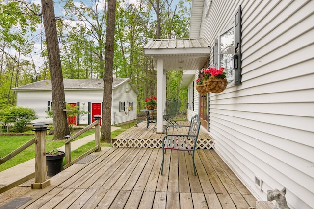7106 Douglas Lake Rd, Johannesburg, MI 49751 - view of deck
