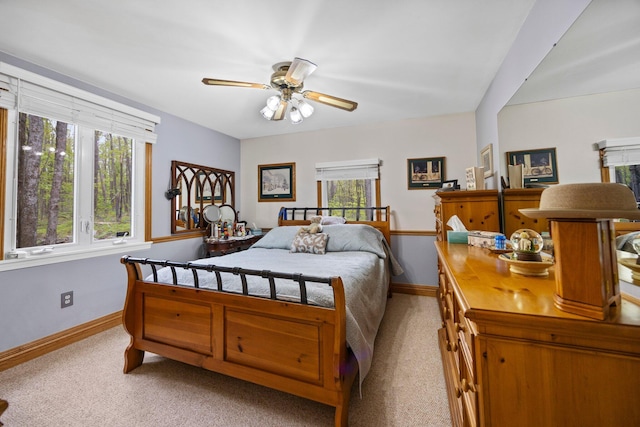 7106 Douglas Lake Rd, Johannesburg, MI 49751 - bedroom featuring baseboards and light carpet