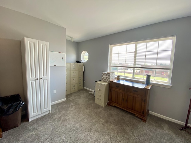 2476 W Branch Dr, West Branch, MI 48661 - office area featuring carpet and baseboards