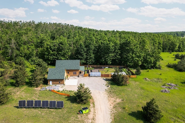 8406 S Shire Rd, Vanderbilt, MI 49795 - view of subject property featuring a forest