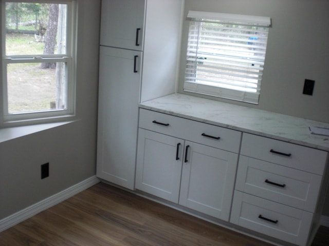 3123 Lovells Rd, Grayling, MI 49738 - detailed view of wood finished floors and baseboards
