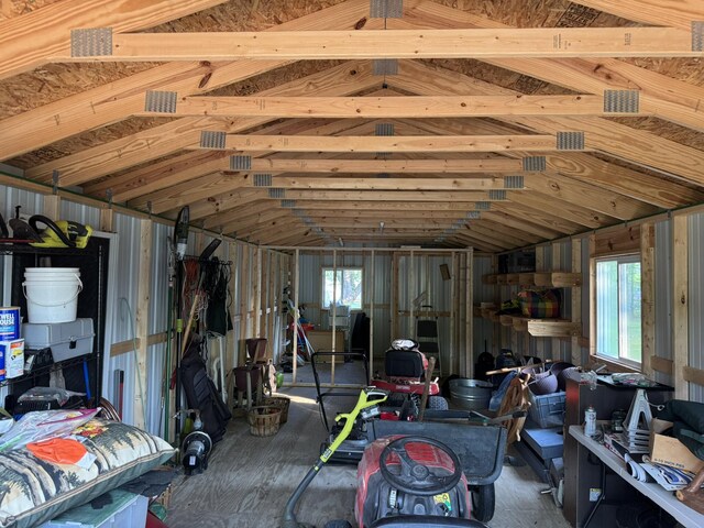 7386 Cheboygan St, Alanson, MI 49706 - misc room featuring vaulted ceiling