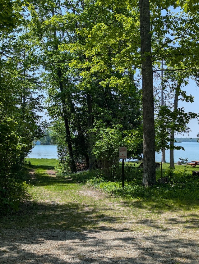 17740 Grand Lake Blvd, Presque Isle, MI 49777 - view of yard featuring a water view