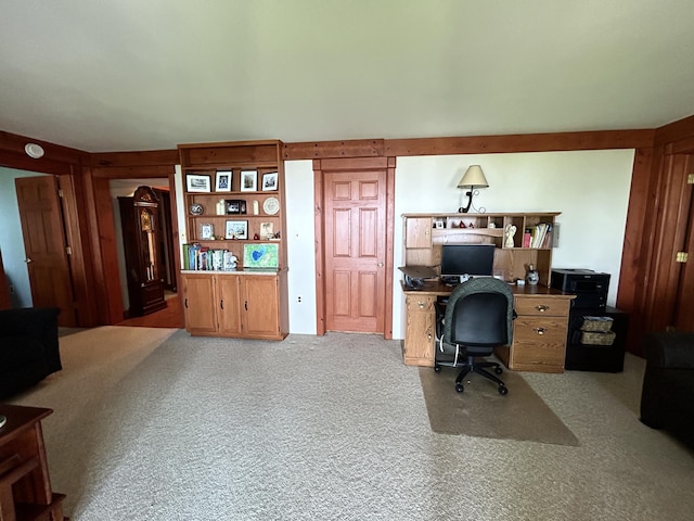5392 Silver Beach Rd, Onaway, MI 49765 - view of carpeted office space