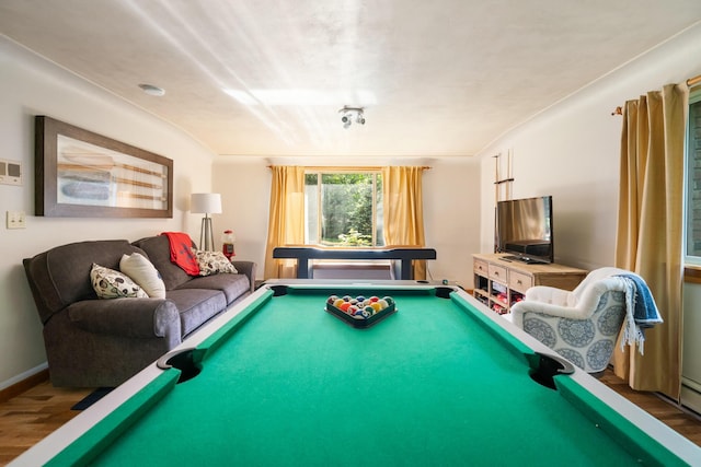 9150 W M-68, Indian River, MI 49749 - game room featuring wood finished floors and pool table