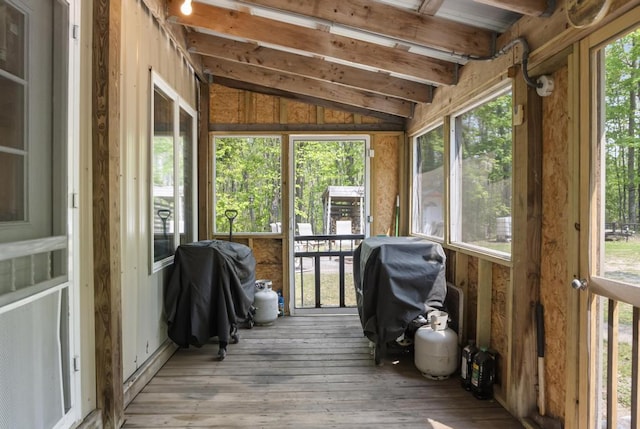 3221 Krause Rd, Petoskey, MI 49770 - sunroom / solarium with vaulted ceiling