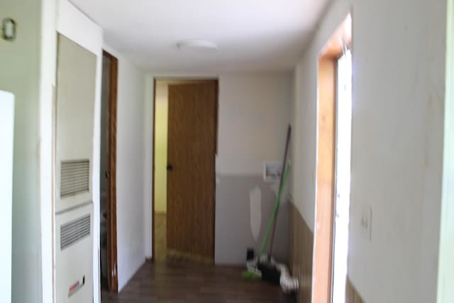 1864 Lenroy Valley Rd, Luzerne, MI 48636 - hallway featuring wood finished floors