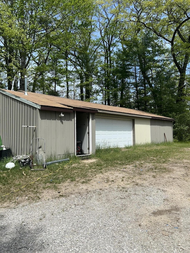 1864 Lenroy Valley Rd, Luzerne, MI 48636 - view of detached garage