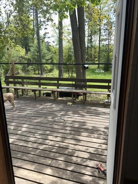 1864 Lenroy Valley Rd, Luzerne, MI 48636 - view of deck