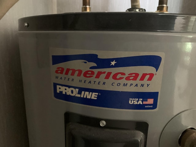 14501 3rd St, Hubbard Lake, MI 49747 - detailed view of electric water heater