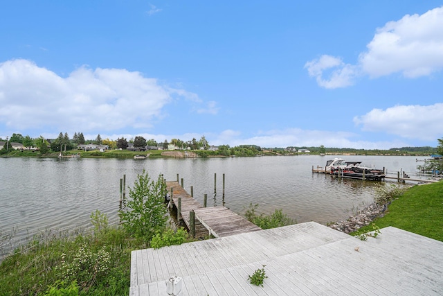 10480 N Straits Hwy, Cheboygan, MI 49721 - dock featuring a water view