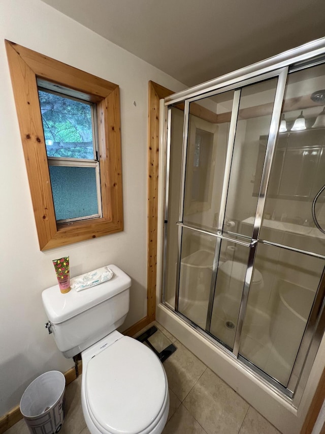 118 Westview Dr, Houghton Lake, MI 48629 - full bath featuring a shower stall and tile patterned floors