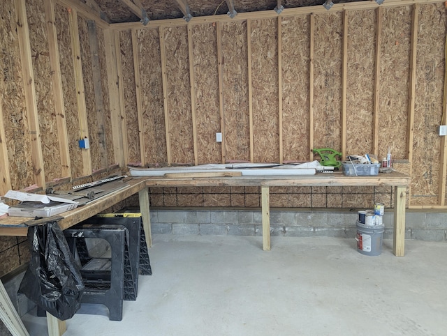 7322 E Grand Lake Rd, Presque Isle, MI 49777 - misc room with unfinished concrete floors