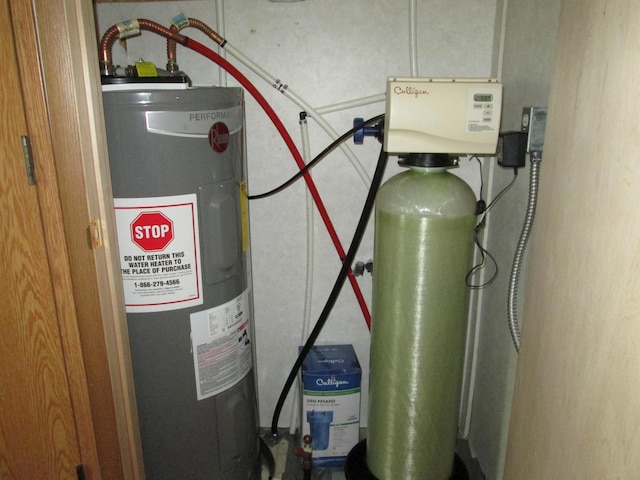 5189 Pinecrest Dr, Lewiston, MI 49756 - utility room with water heater
