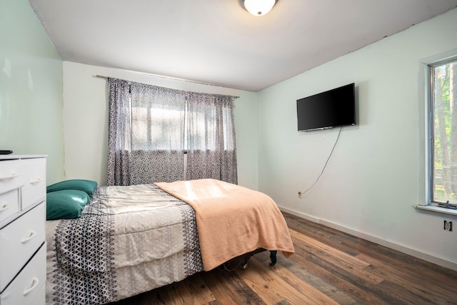 3065 E Dixon Lake Rd, Gaylord, MI 49735 - bedroom featuring wood finished floors and multiple windows