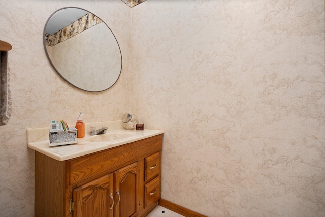 3065 E Dixon Lake Rd, Gaylord, MI 49735 - bathroom with vanity