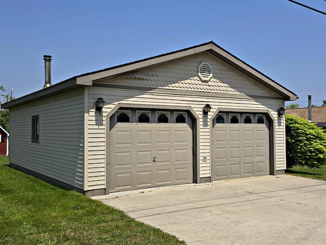 200 S 1st St, Saint Ignace, MI 49781 - view of detached garage