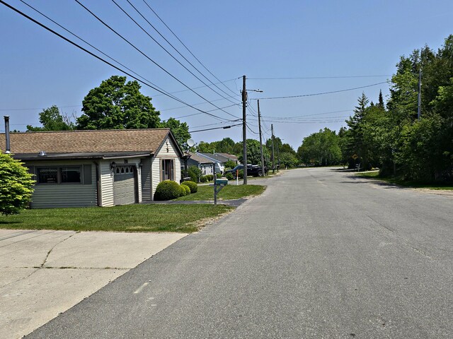 200 S 1st St, Saint Ignace, MI 49781 - view of asphalt street featuring street lighting
