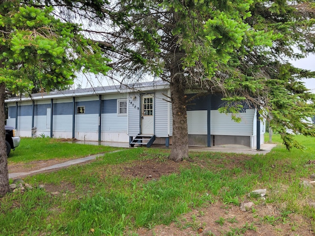 14089 M65, Posen, MI 49776 - rear view of property with entry steps