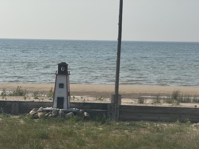 3981 Pointe Dr, Carp Lake, MI 49718 - water view featuring nearby beach