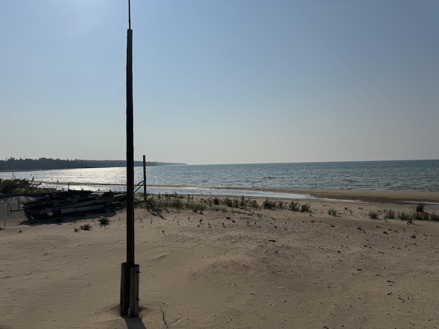 3981 Pointe Dr, Carp Lake, MI 49718 - water view featuring nearby beach