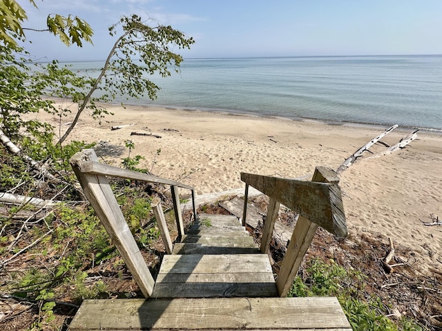 9561 Highbanks Dr, Cheboygan, MI 49721 - water view with nearby beach