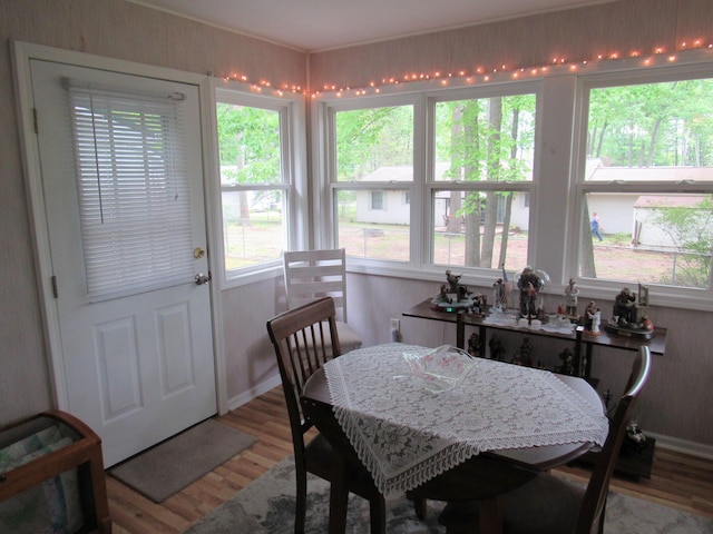 110 Chippewa Trl, Prudenville, MI 48651 - dining area with light wood-style floors