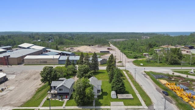 757 N Main St, Cheboygan, MI 49721 - bird's eye view of a heavily wooded area