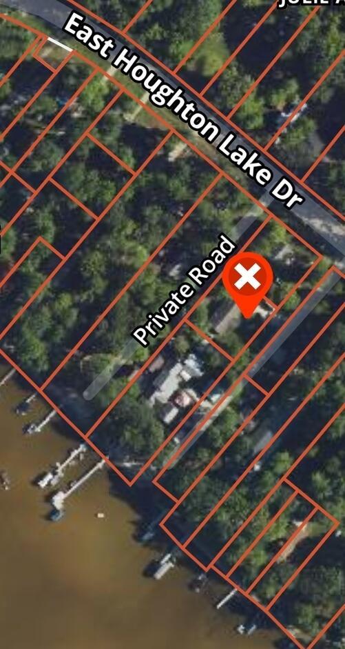 6709C E Houghton Lake Dr, Houghton Lake, MI 48629 - aerial map of property and surrounding area