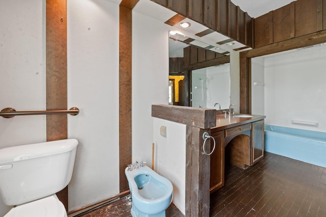 220 E Main St, Gaylord, MI 49735 - bathroom with vanity and a bidet