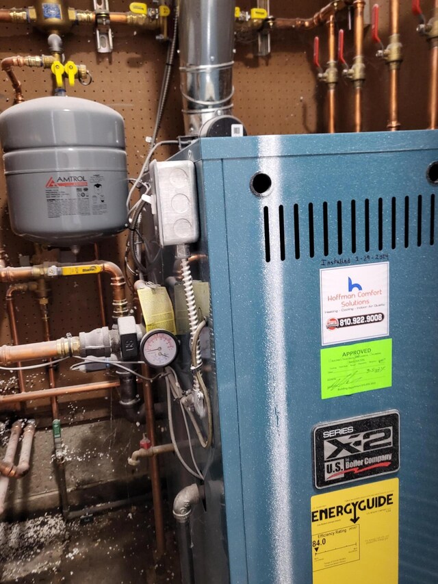 1251 Kingston Ave, Flint, MI 48507 - utilities featuring a heating unit