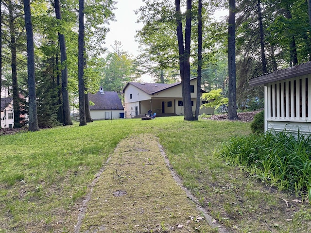 5200 Pine Grove Dr, Spruce, MI 48762 - view of green lawn