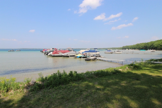 211 Daytona Rd, Roscommon, MI 48653 - dock area with a water view