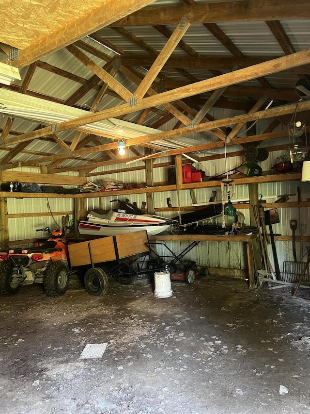 577 Wilderness Trl, Saint Helen, MI 48656 - view of garage