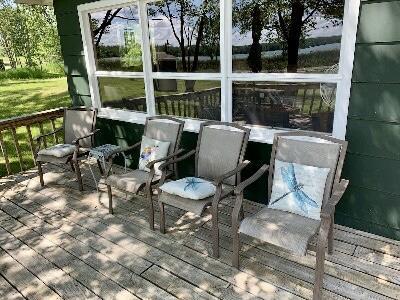 14781 Shubert Hwy, Posen, MI 49776 - view of wooden deck