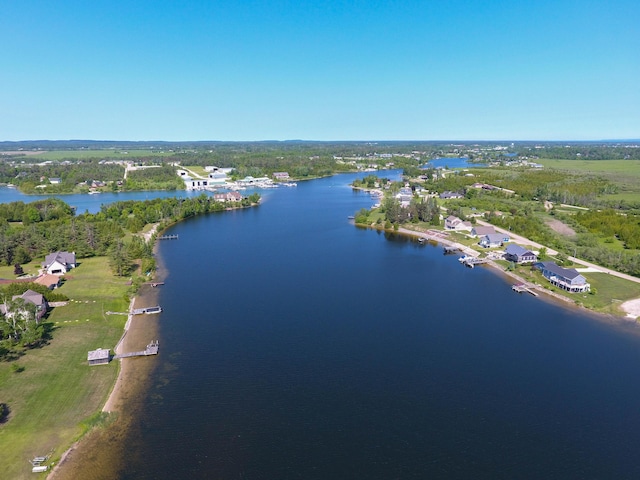 1817 Lindburgh Ln, Cheboygan, MI 49721 - view of property location with a nearby body of water